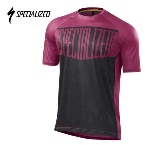 SPECIALIZED MTB Enduro Comp Cycling Jersey purple size M - Picture 1 of 11